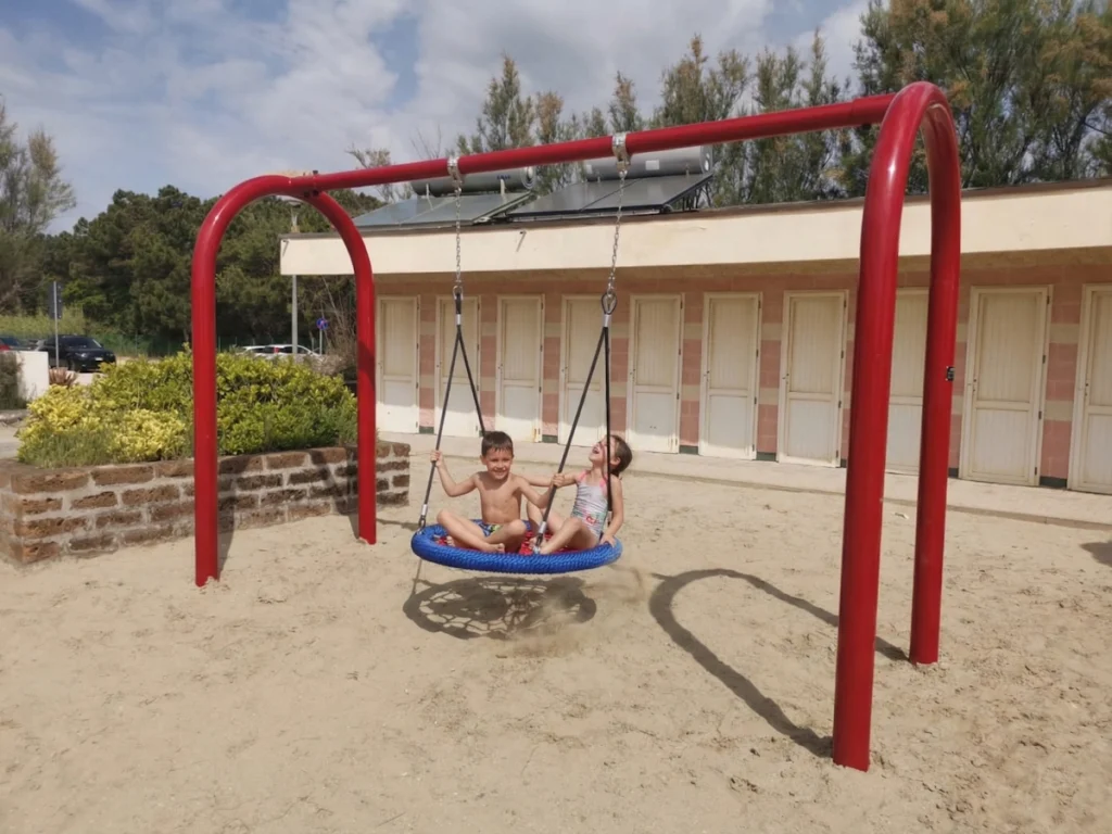 Balançoire Panier Inclusive en Acier Galvanisé