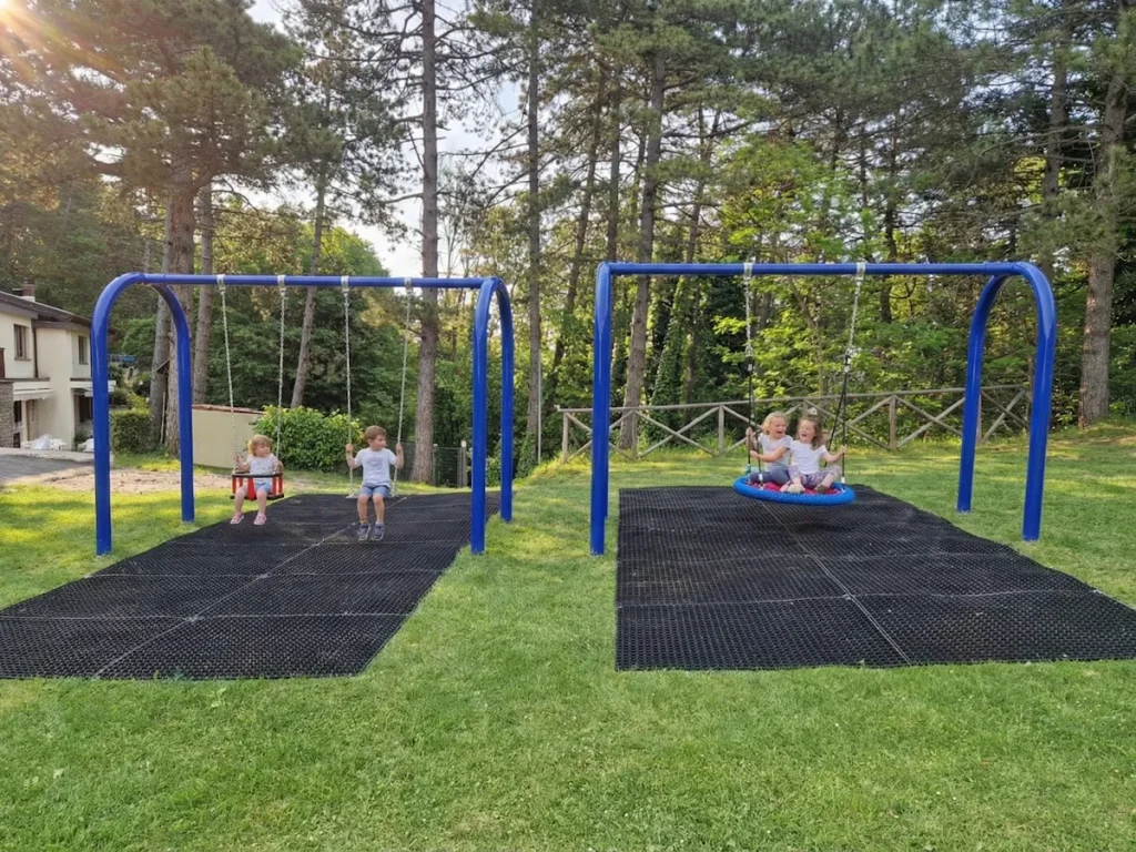 Balançoire Panier Inclusive en Acier Galvanisé