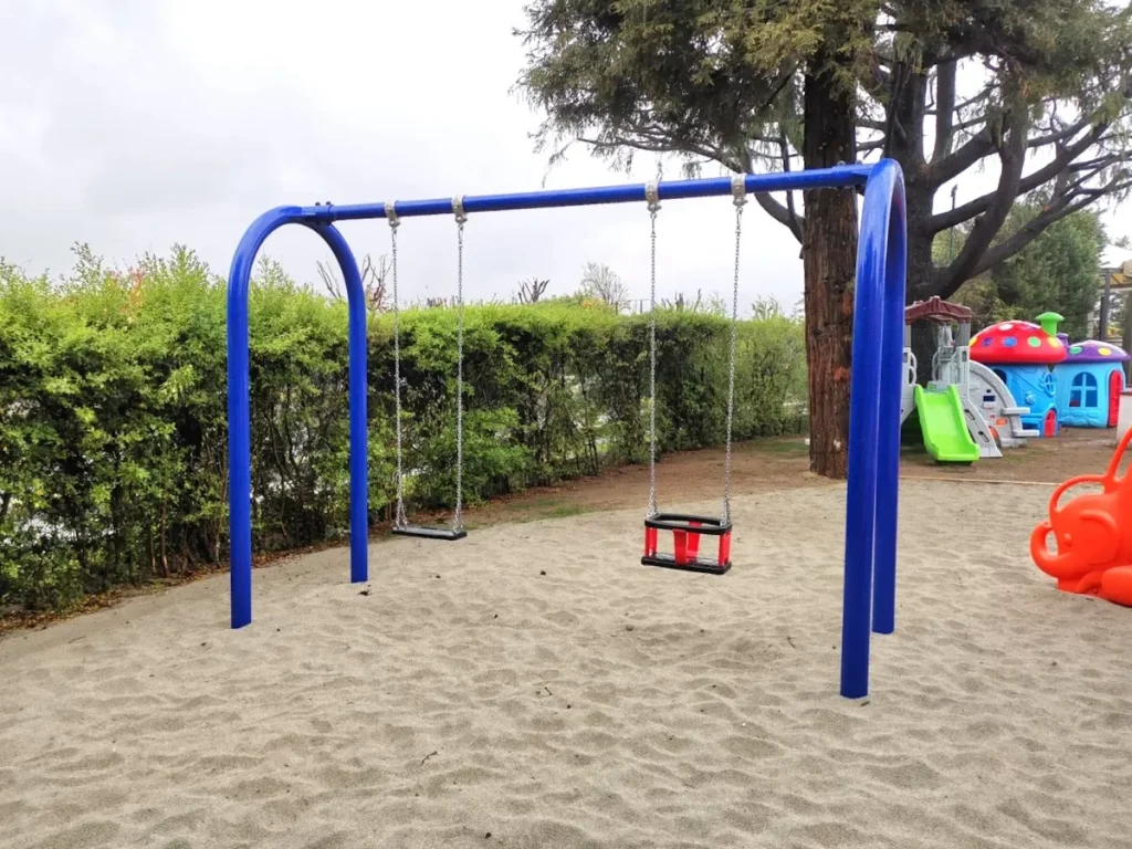 altalena doppia professionale mix in acciaio zincato f5 villaggio turistico