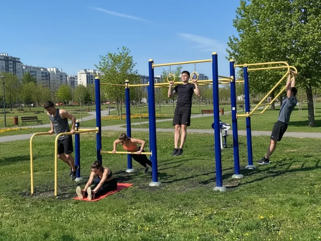fitness per esterno street workout park f type 101 d5