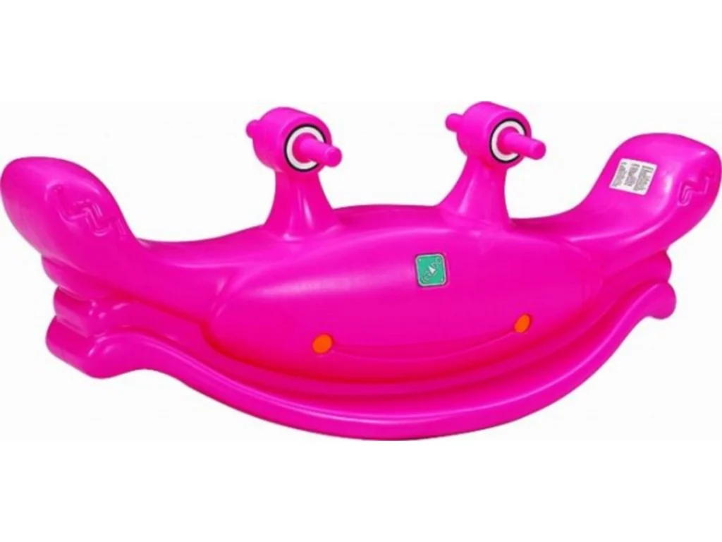 giochi in plastica dondolo due posti blu f3
