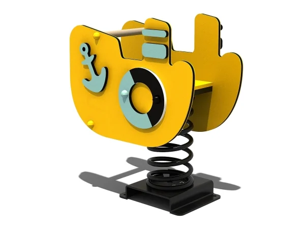 gioco a molla hdpe battello doppio pannello d1