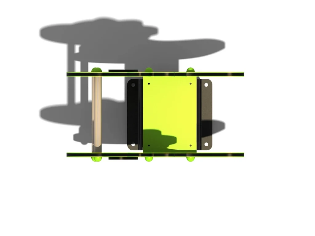 gioco a molla hdpe dinosauro doppio pannello d2
