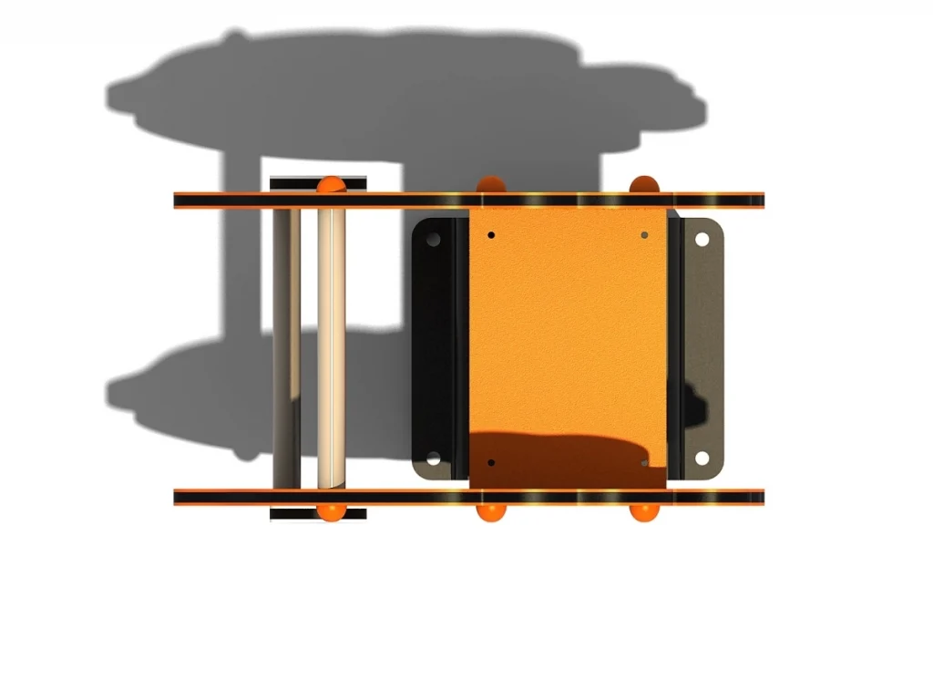 gioco a molla hdpe pesce doppio pannello d2