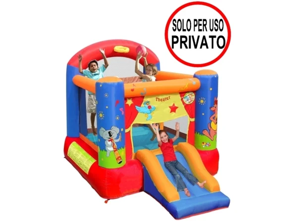 gioco gonfiabile garden happy fantasy bouncer and slide f1