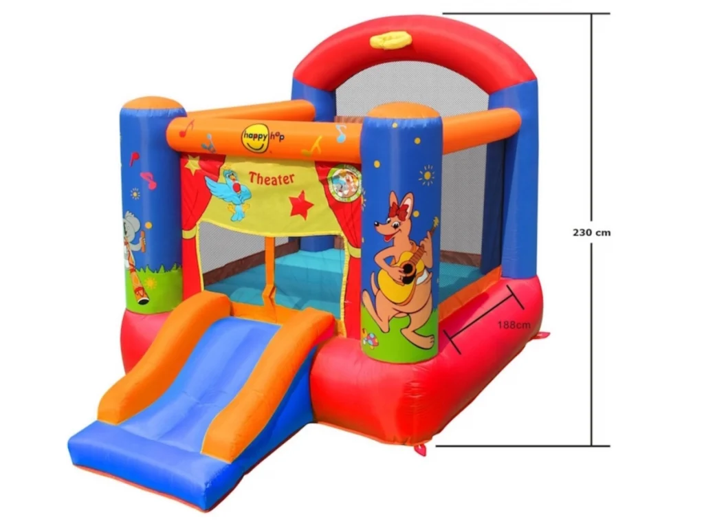 gioco gonfiabile garden happy fantasy bouncer and slide f3