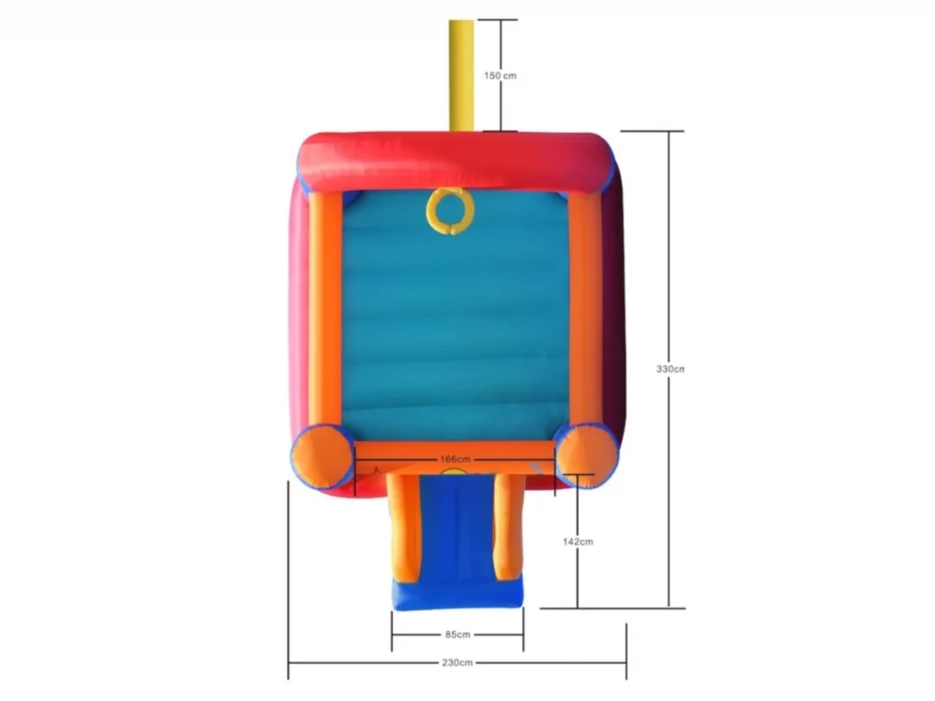 gioco gonfiabile garden happy fantasy bouncer and slide f4