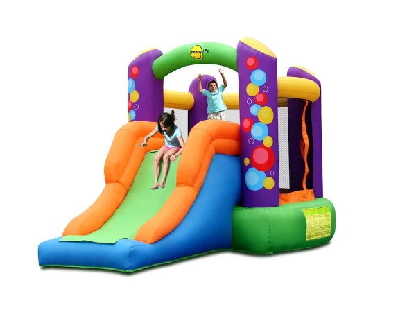 gioco gonfiabile garden happy toy balloons bouncer and slide f1