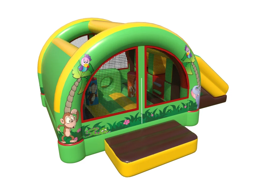 gioco gonfiabile multiattivita bounce and slide giungla d2