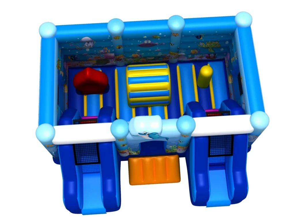 gioco gonfiabile multiattivita bounce
and slide ocean d2