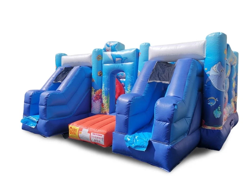 gioco gonfiabile multiattivita bounce
and slide ocean f1