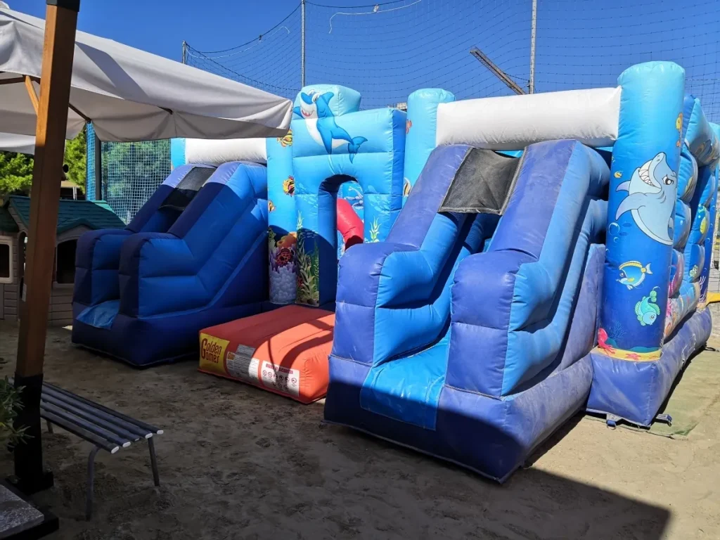 gioco gonfiabile multiattivita bounce and slide ocean f3 stabilimento balneare