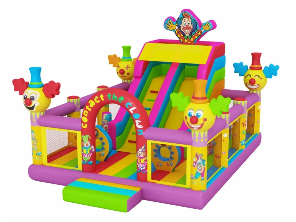 gioco gonfiabile multiattivita clown island d1
