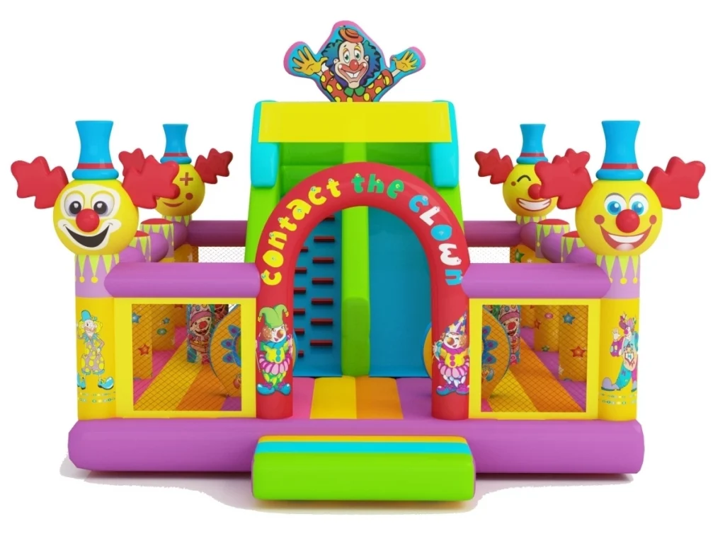 gioco gonfiabile multiattivita clown island d2