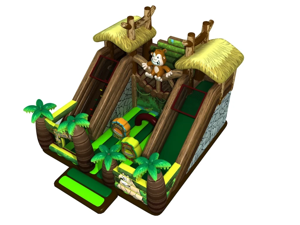 gioco gonfiabile multiattivita forest bridge d2