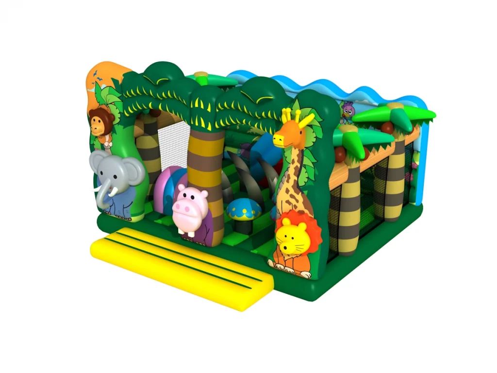 gioco gonfiabile multiattività funny forest d2