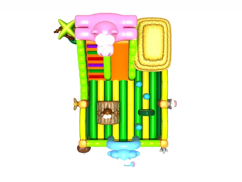 gioco gonfiabile multiattivita jungle island d2