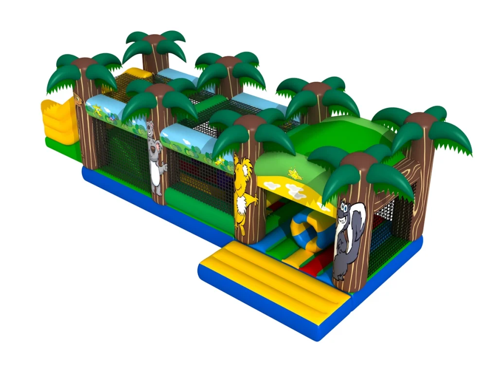 gioco gonfiabile multiattivita percorso oasis d1