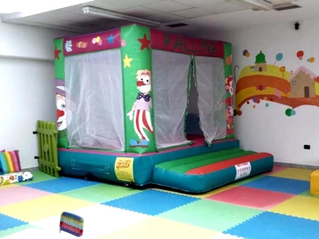 gioco gonfiabile salta salta clown ball f3 parco giochi indoor