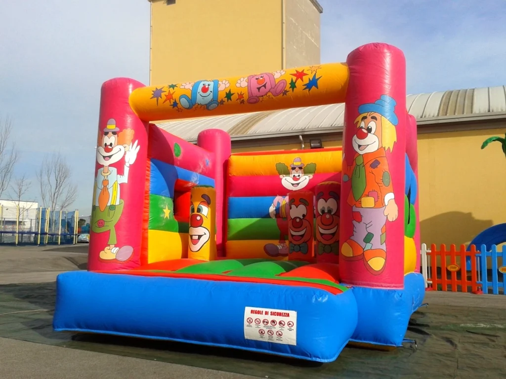 gioco gonfiabile salta salta clown bouncer f2 mostra