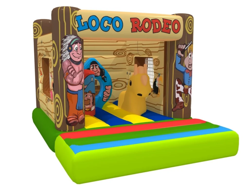 gioco gonfiabile salta salta rodeo bouncer d1