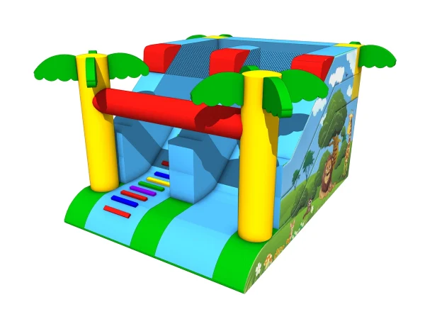 gioco gonfiabile scivolo mini safari slide d1