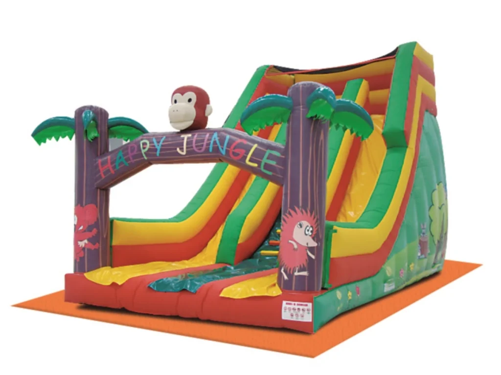 gioco gonfiabile scivolo monkey slide f1