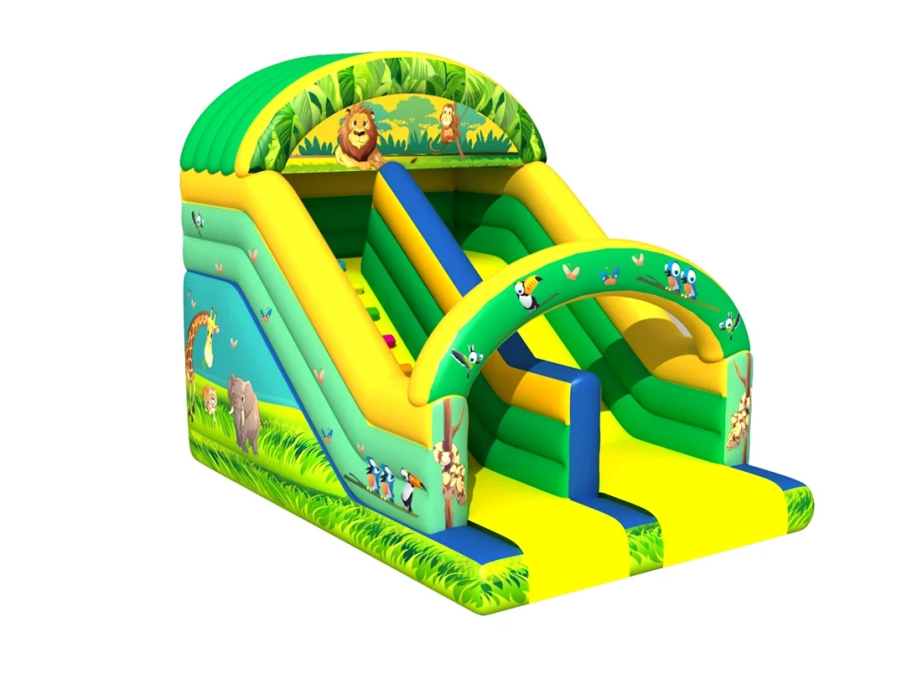 gioco gonfiabile scivolo mowgli d1