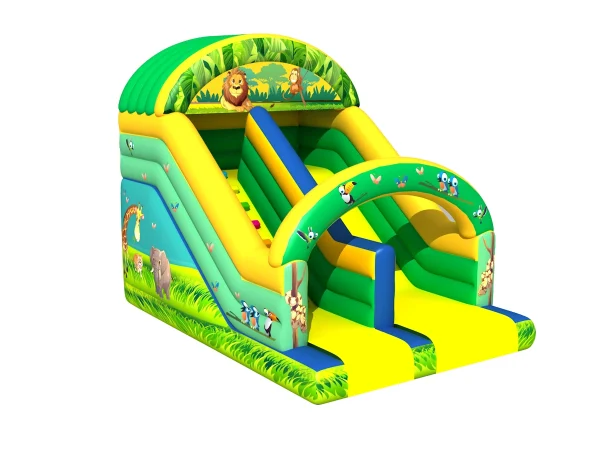 gioco gonfiabile scivolo mowgli d1