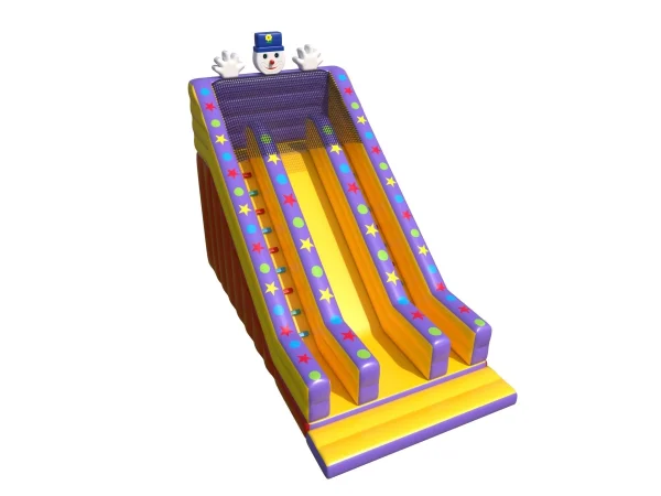 gioco gonfiabile scivolo pagliaccio d1