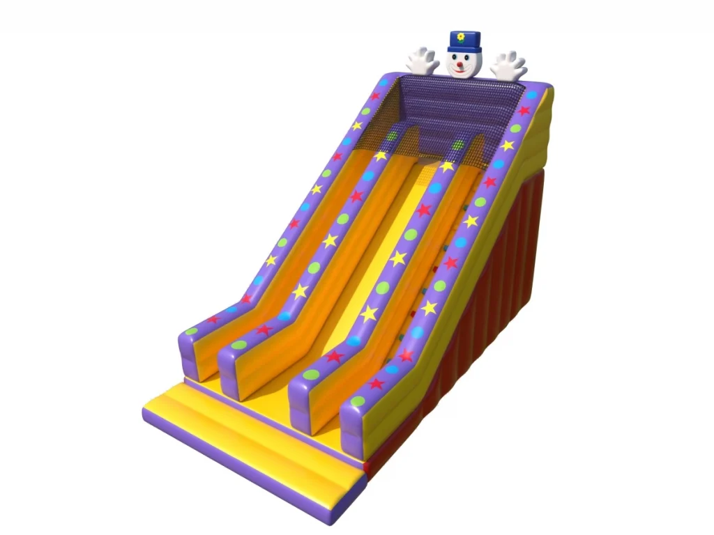 gioco gonfiabile scivolo pagliaccio d2