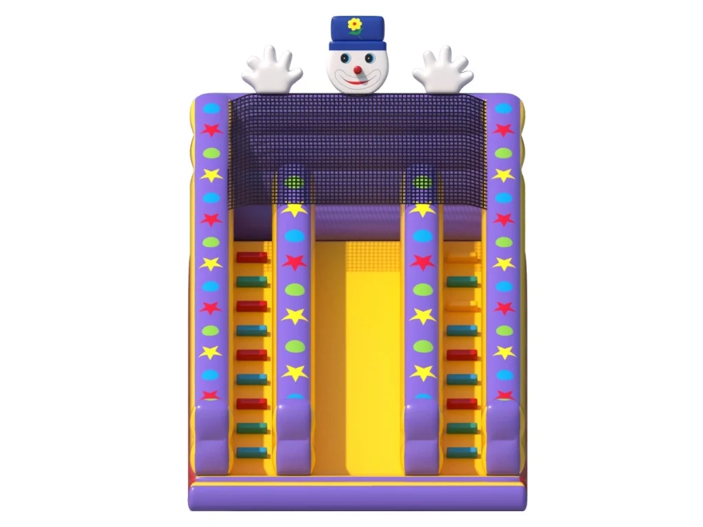 gioco gonfiabile scivolo pagliaccio d3