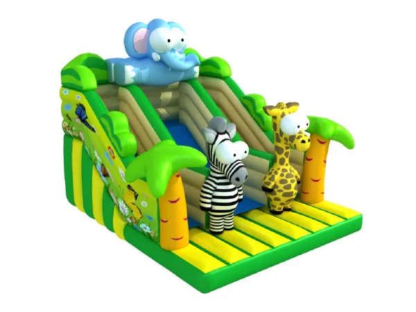 gioco gonfiabile scivolo savana slide d1