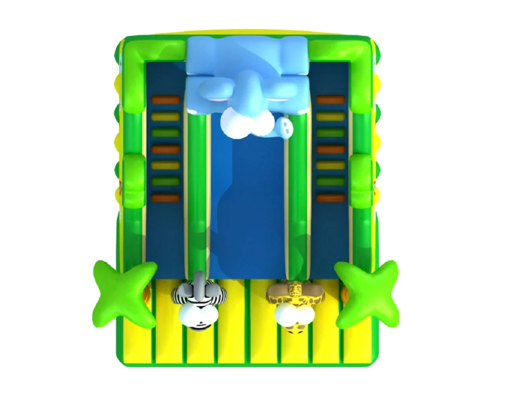 gioco gonfiabile scivolo savana slide d2