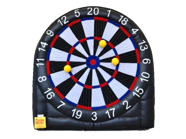gioco gonfiabile sportivo football darts f1