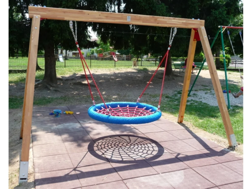 gioco in legno altalena cestone professionale in legno f1 campeggio