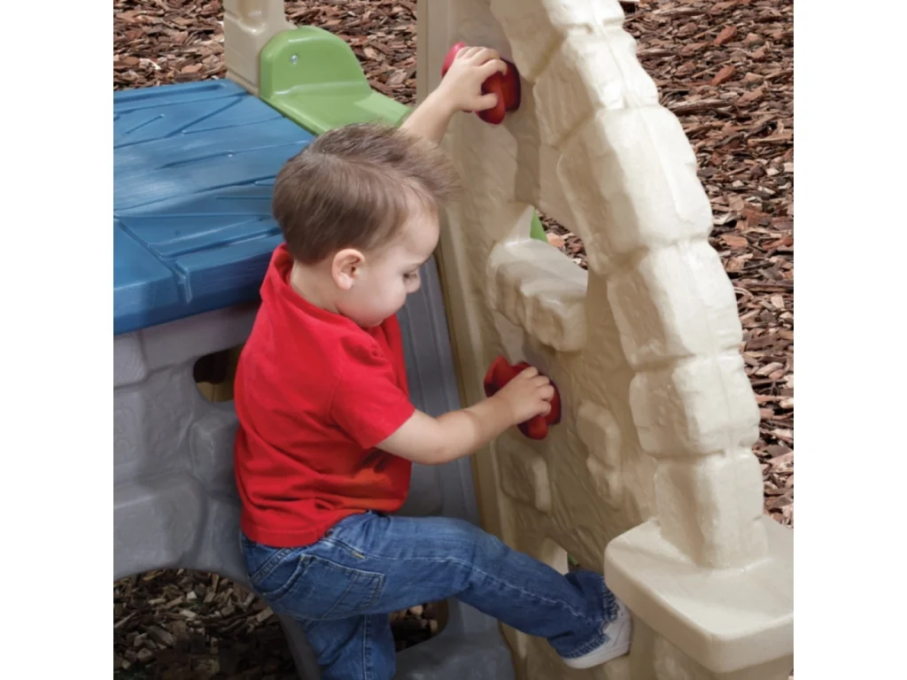 gioco in plastica altalena e scivolo mountain climb and slide f5