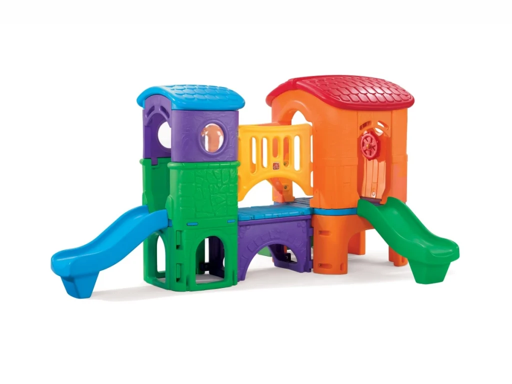gioco per giardino altalena e scivolo fortino avventura f1