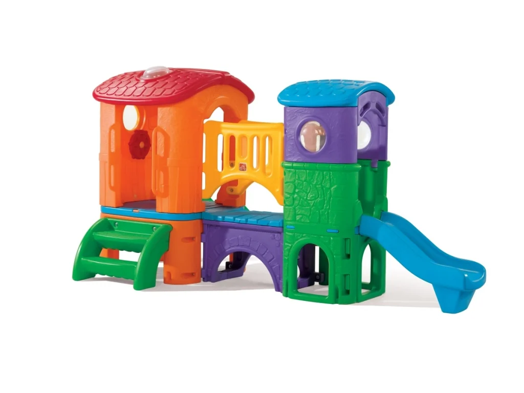 gioco per giardino altalena e scivolo fortino avventura f2