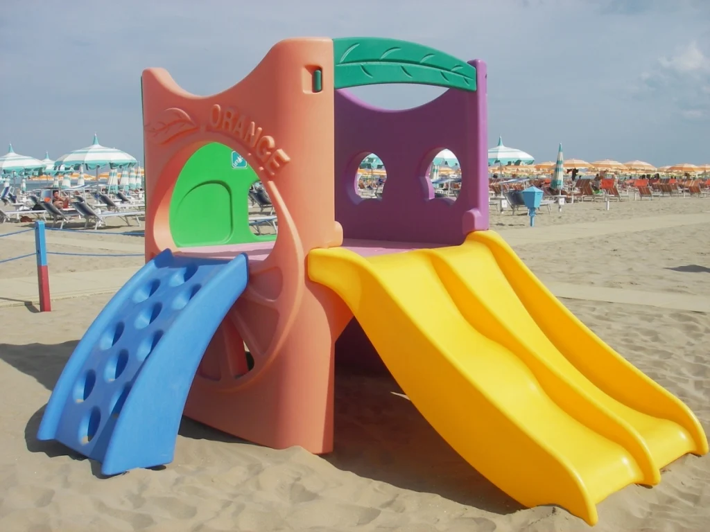 gioco per giardino altalena e scivolo fruity doppio scivolo f4 stabilimento balneare