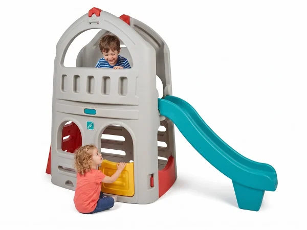 gioco per giardino altalena e scivolo naif slide f4