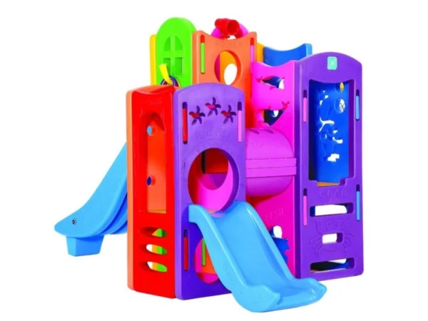 gioco per giardino altalena e scivolo ocean double slide f1