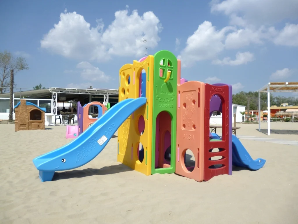 gioco per giardino altalena e scivolo ocean double slide f2 stabilimento balneare