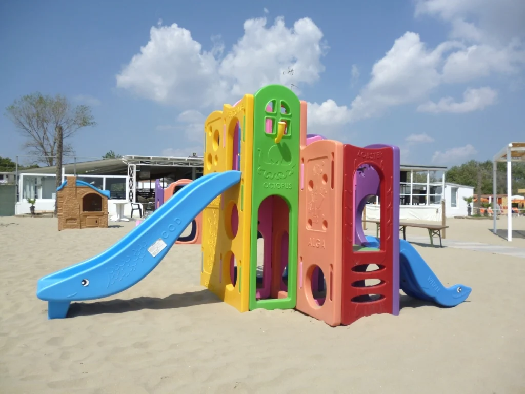 gioco per giardino altalena e scivolo ocean double slide f3 stabilimento balneare