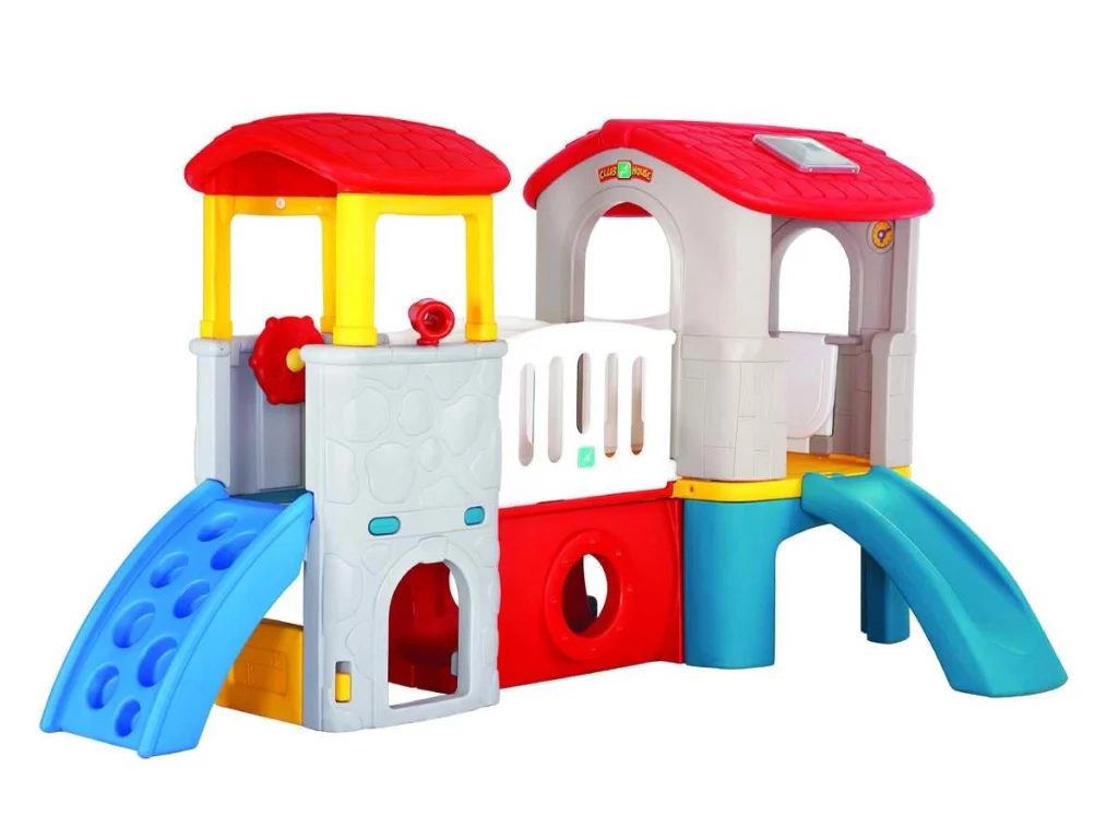 gioco per giardino altalena e scivolo rifugio avventura f1