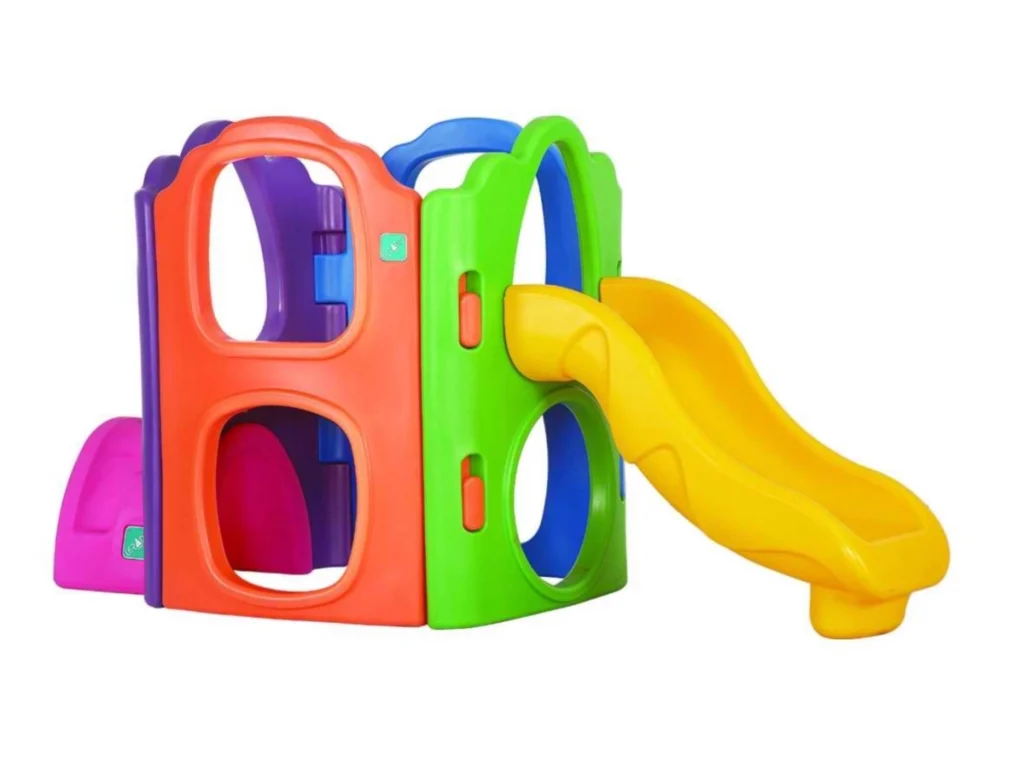 gioco per giardino altalena e scivolo town slide f1