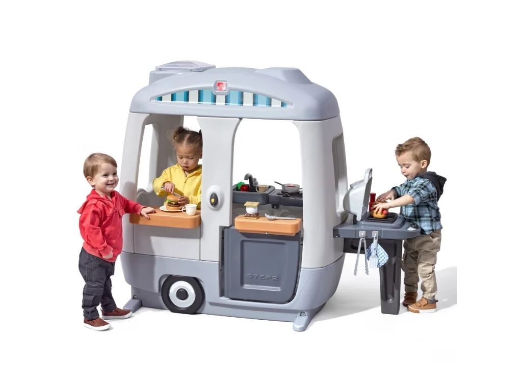 gioco per giardino casetta e cucina baby food truck f3