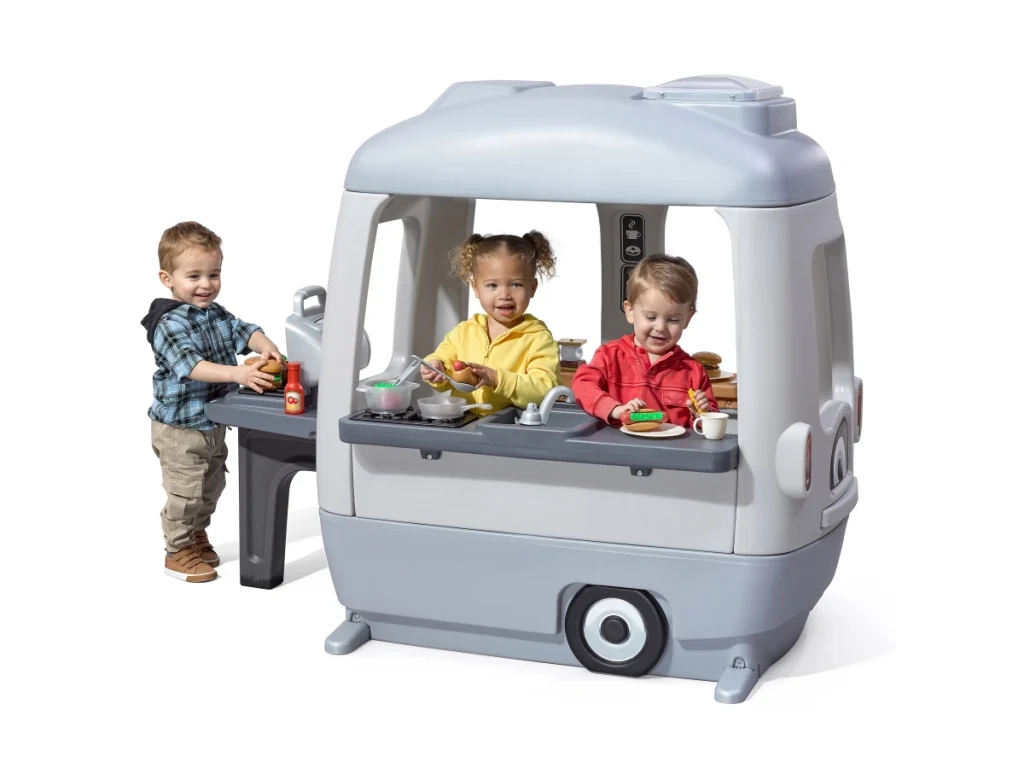 gioco per giardino casetta e cucina baby food truck f4