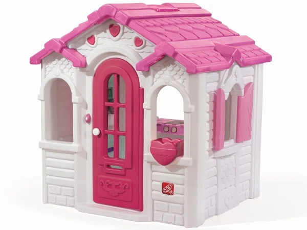 gioco per giardino casetta e cucina casa con cuori f1
