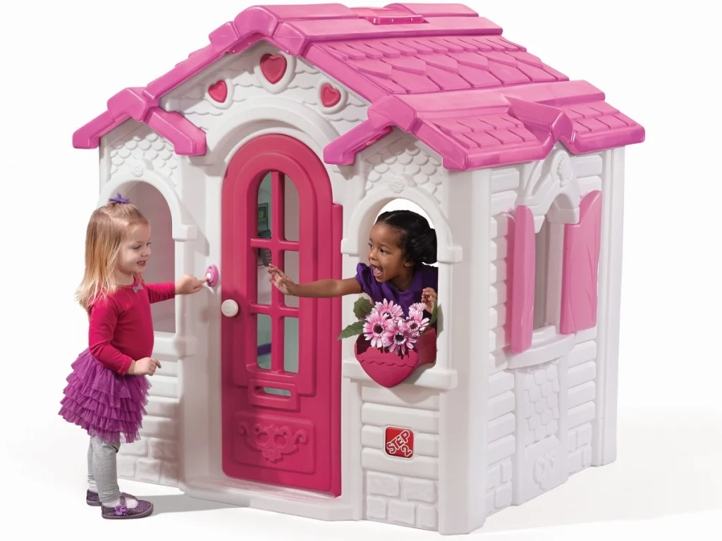 gioco per giardino casetta e cucina casa con cuori f3
